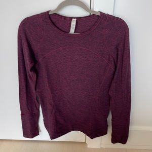 Lululemon RuRu long sleeve with hidden zipper pocket